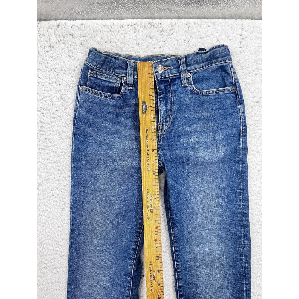 Big Girls Old Navy Built In Tough Medium Wash Slim Denim Jeans Size 14 - Picture 4 of 12
